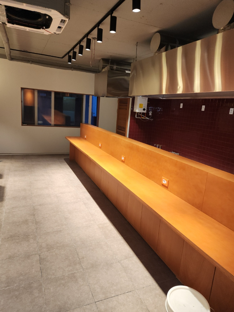 시공 완료 — 정면뷰